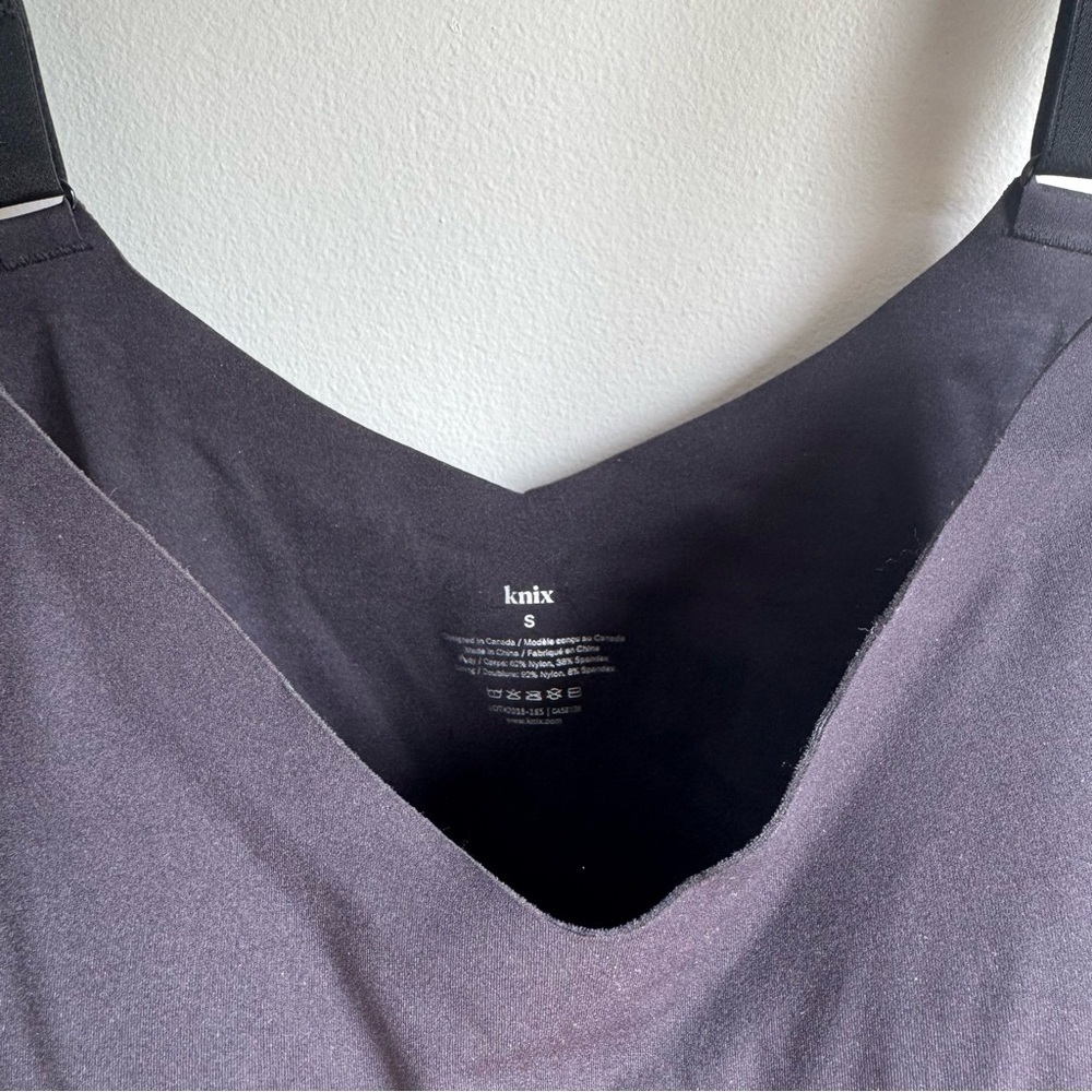 Knix Every Bodysuit Solid Black size S - Picture 6 of 9